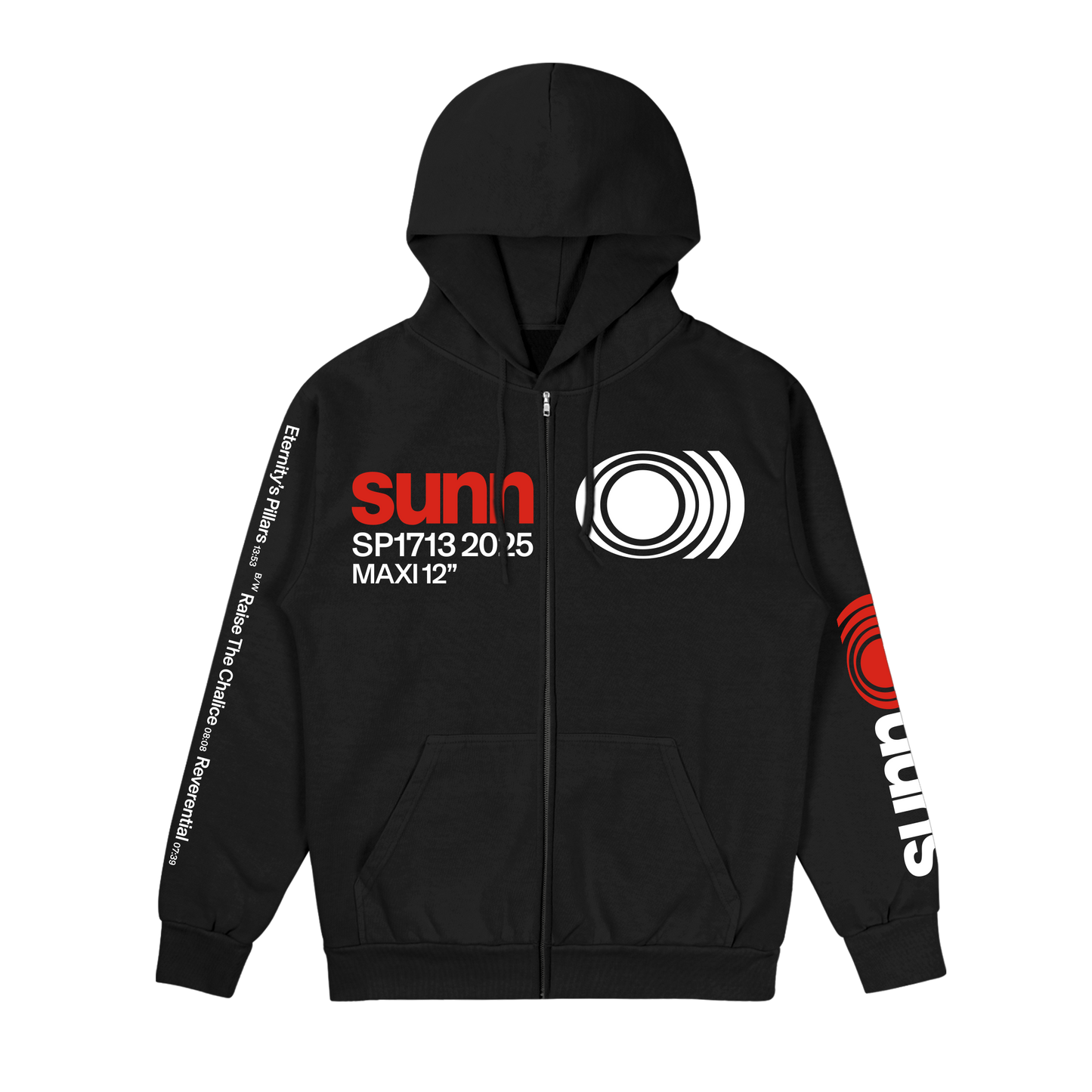 SUB PO)))P Zip Up Hoodie